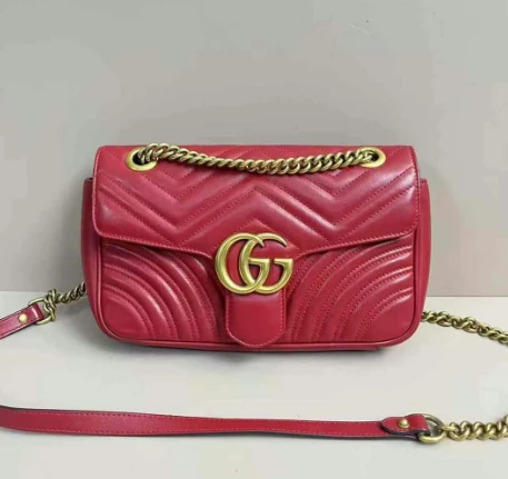 GUCCI/古驰 斜挎包 红金马蒙26 hy6007/2501