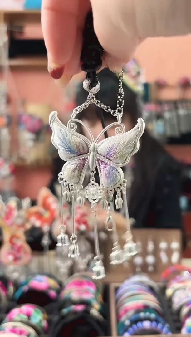 织绣艺枝独绣手工饰品72