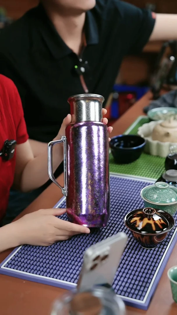 辉哥粉丝福利 咕咕叫复购+纯钛保温壶 紫