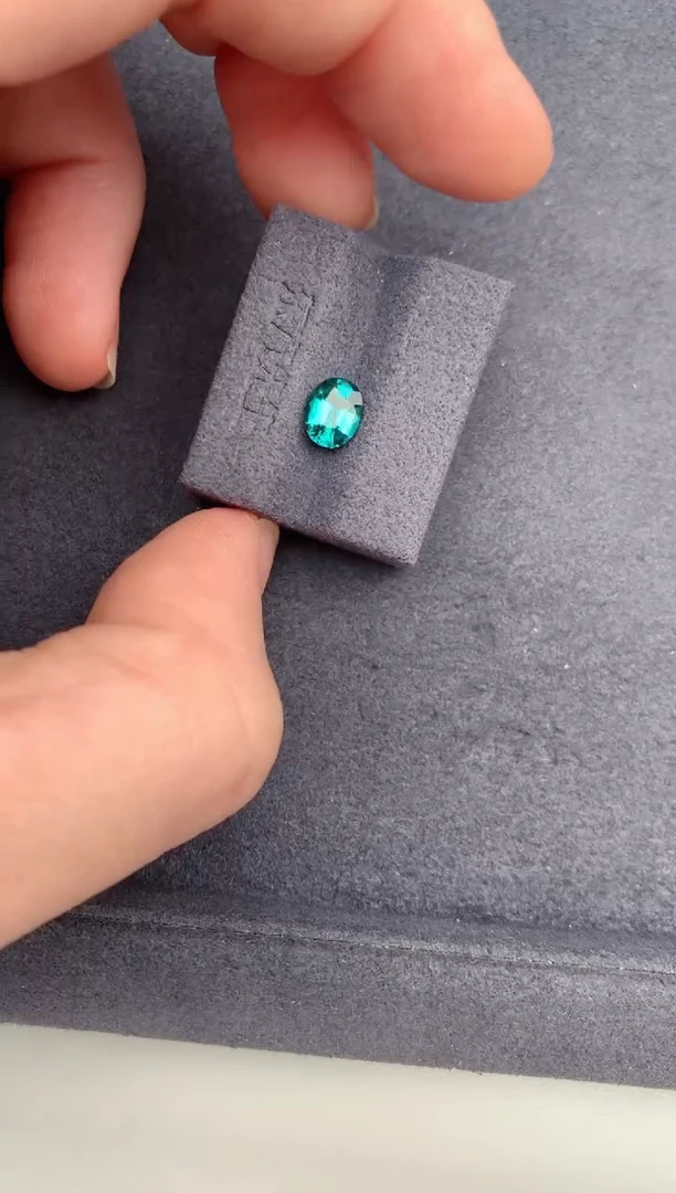 未镶嵌珠宝半成品碧玺0.93ct拉贡 DH 定制