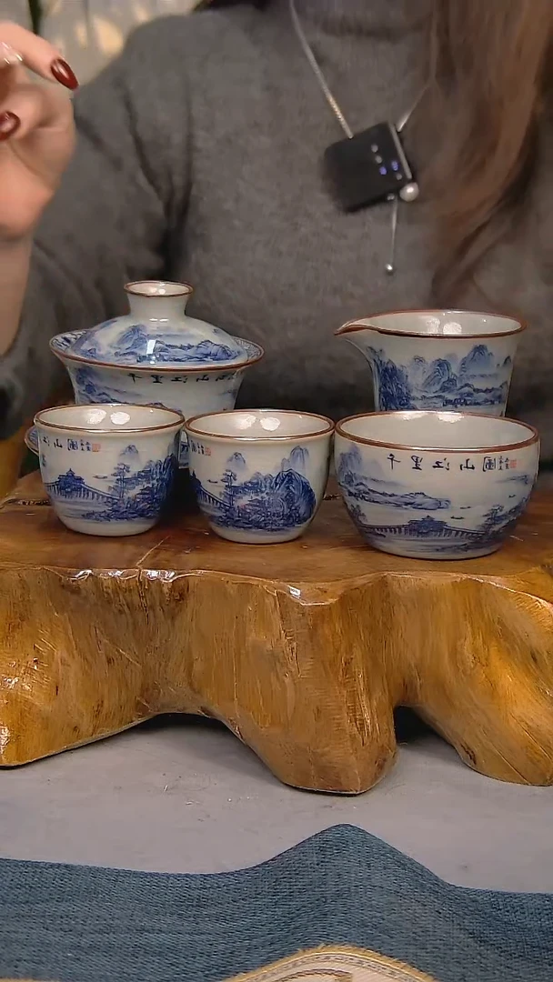 【闪购商品】简装家用款5件套 陶瓷家用茶具系列