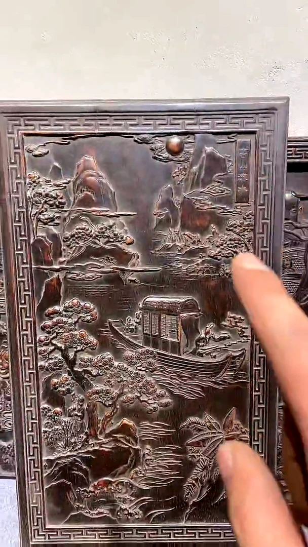 【闪购商品】木紫檀雕刻一物一拍以直播间为准