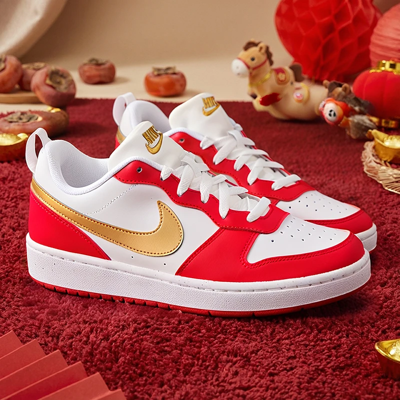 【马年新年红】Nike耐克女2026马年新款本命年红色鞋运动休闲板鞋