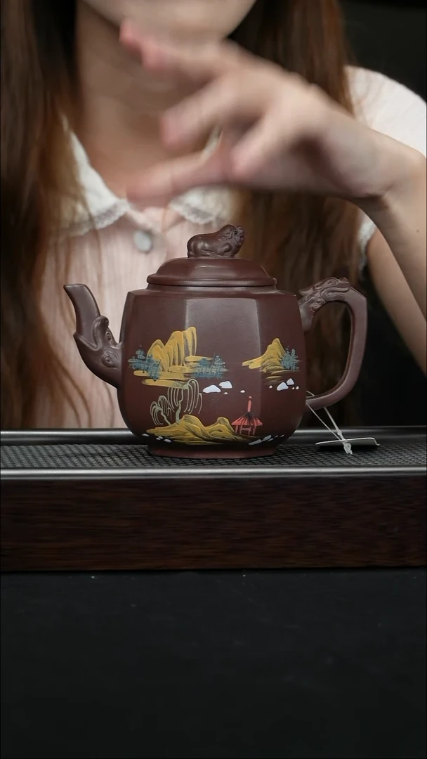 茶壶紫砂宜兴紫砂350cc0975