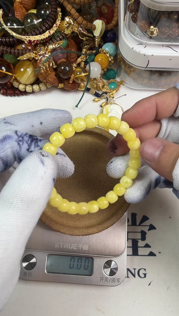 手串蜜蜡未镶嵌蜜蜡手串