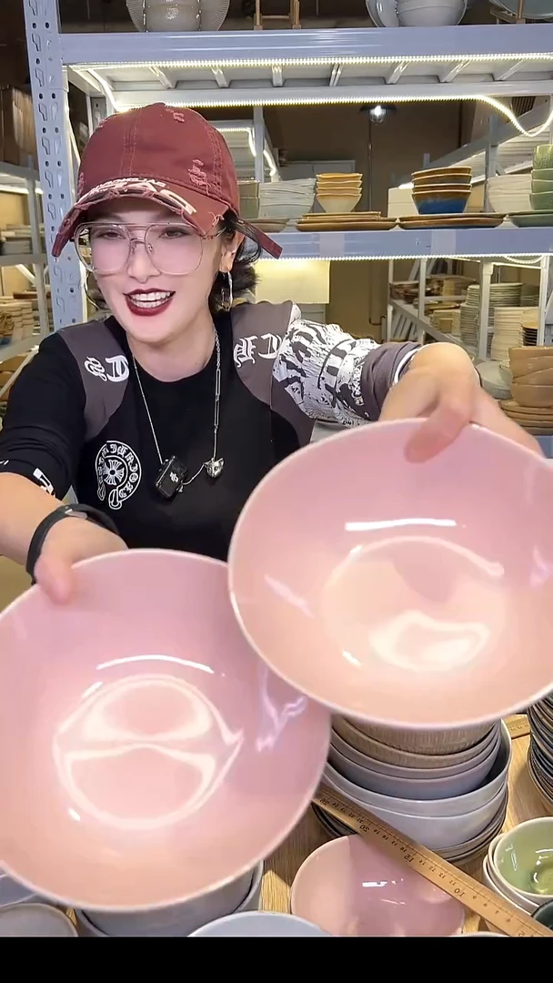 瓷174外贸尾货高温釉下彩陶瓷餐具默认微瑕