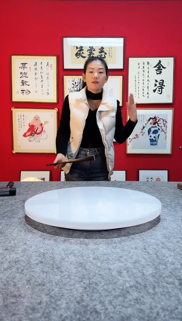 沐*书法作品 精致摆台摆件 舍得