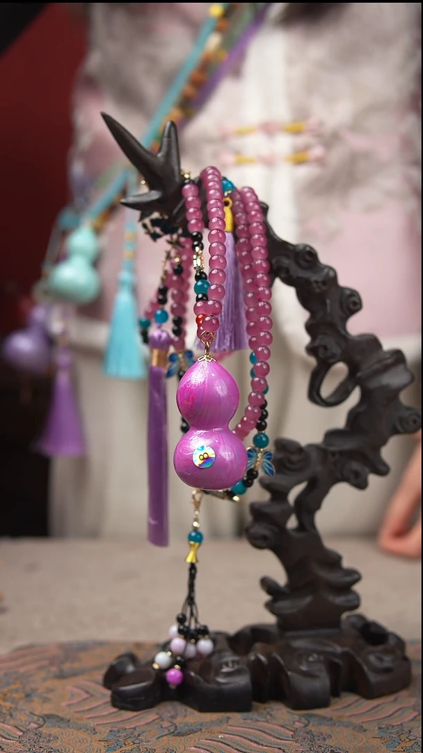 054玖澄文创漆艺葫芦国风配饰葫芦系列