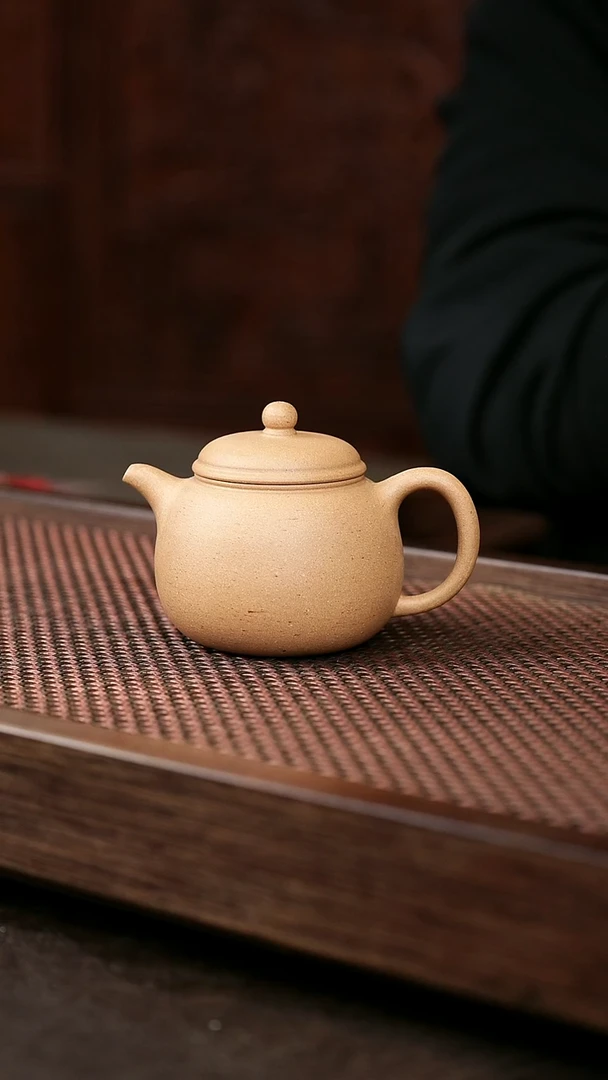 茶壶紫砂米黄段匏尊
