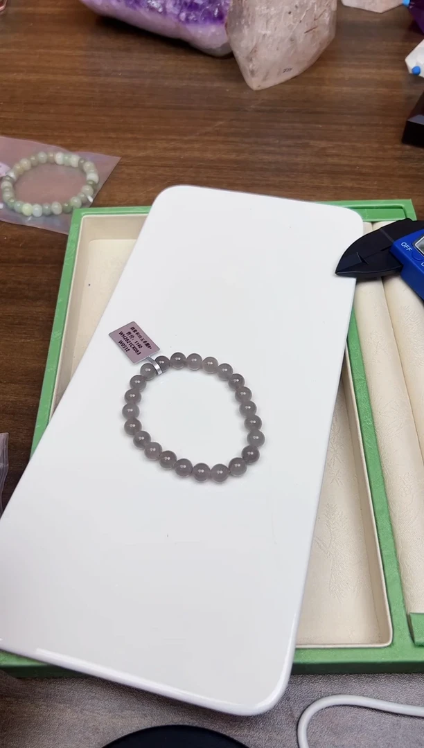 未镶嵌手链和田玉悦3778 约8mm