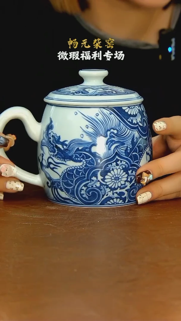 微瑕柴窑手工茶具-49