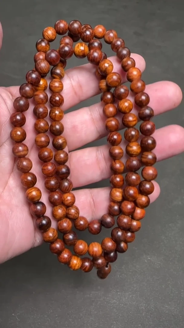 【闪购商品】黄花梨/降香黄檀手串/手链0.8x108颗黄花梨