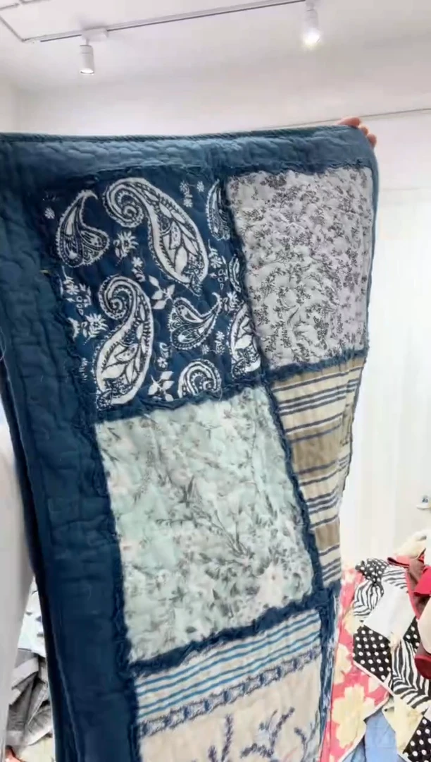 棉50*70纯棉床盖126号微瑕