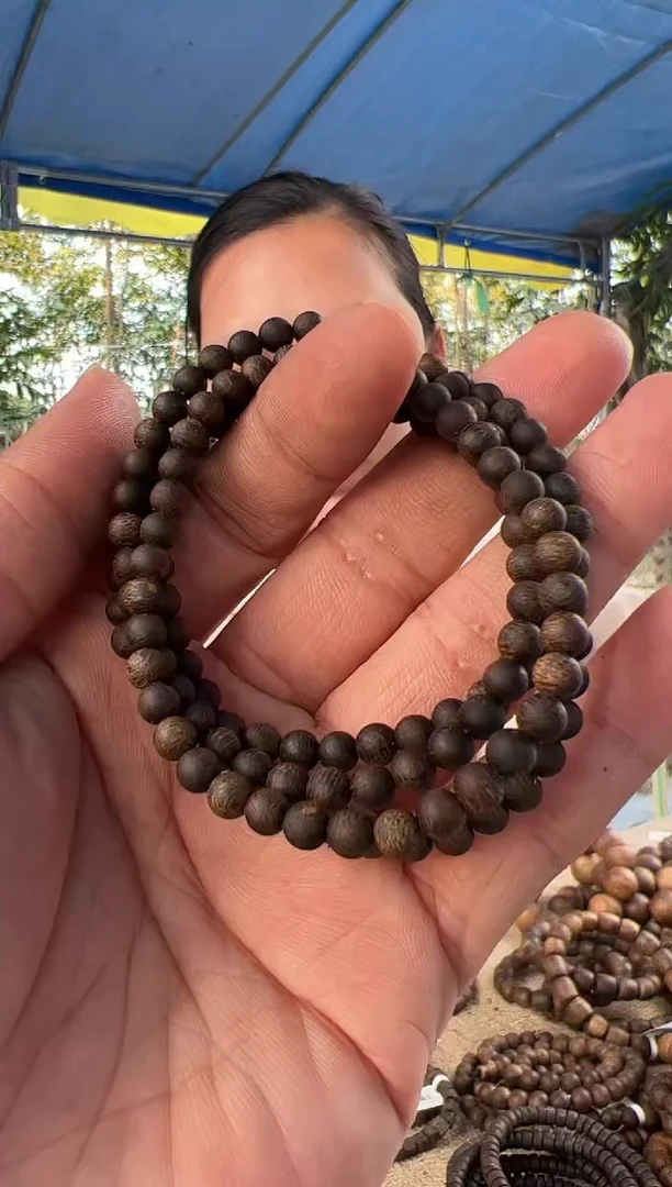 【闪购商品】沉香手串05圆珠沉水单圈多样性发1