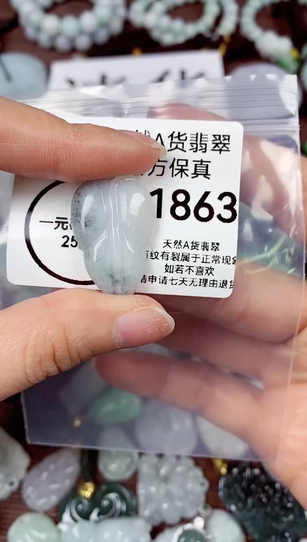 【闪购商品】翡翠颈饰未镶嵌天然A货翡翠1863