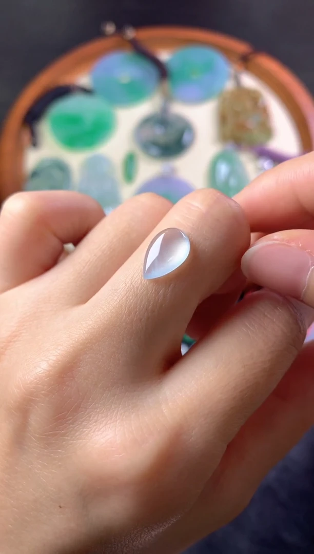 【闪购商品】定制翡翠未镶嵌1裸玉（客户意向镶嵌）