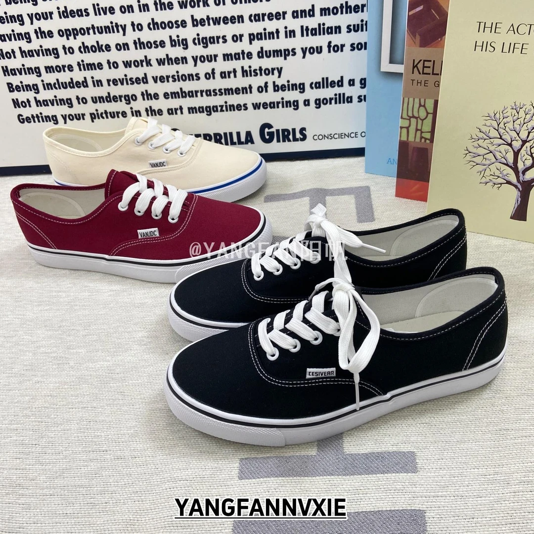 YANGFAN阳帆2025时尚新款低帮帆布鞋男学生百搭鞋子休闲运动板鞋