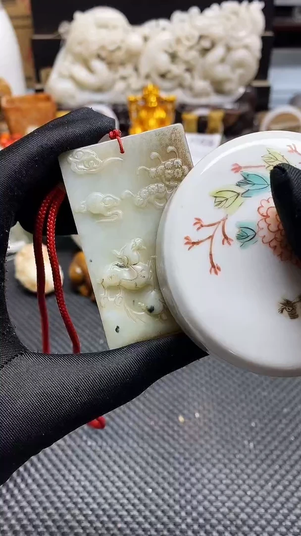 【闪购商品】瓷片瓷片瓷器 摆件1个