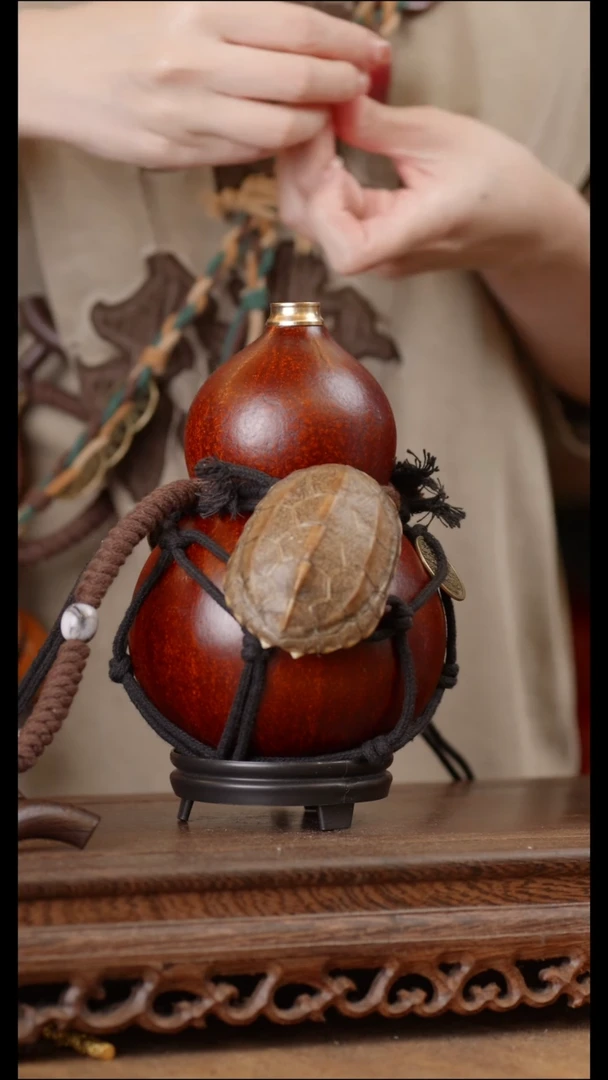 207号精品天然大漆酒葫芦一物一拍~