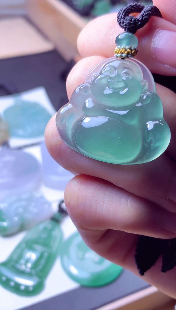 颈饰未镶嵌翡翠 天然A货翡翠