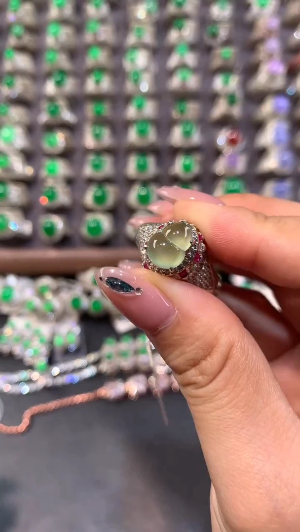 定制翡翠未镶嵌天然缅甸A货翡翠  福利款6.3