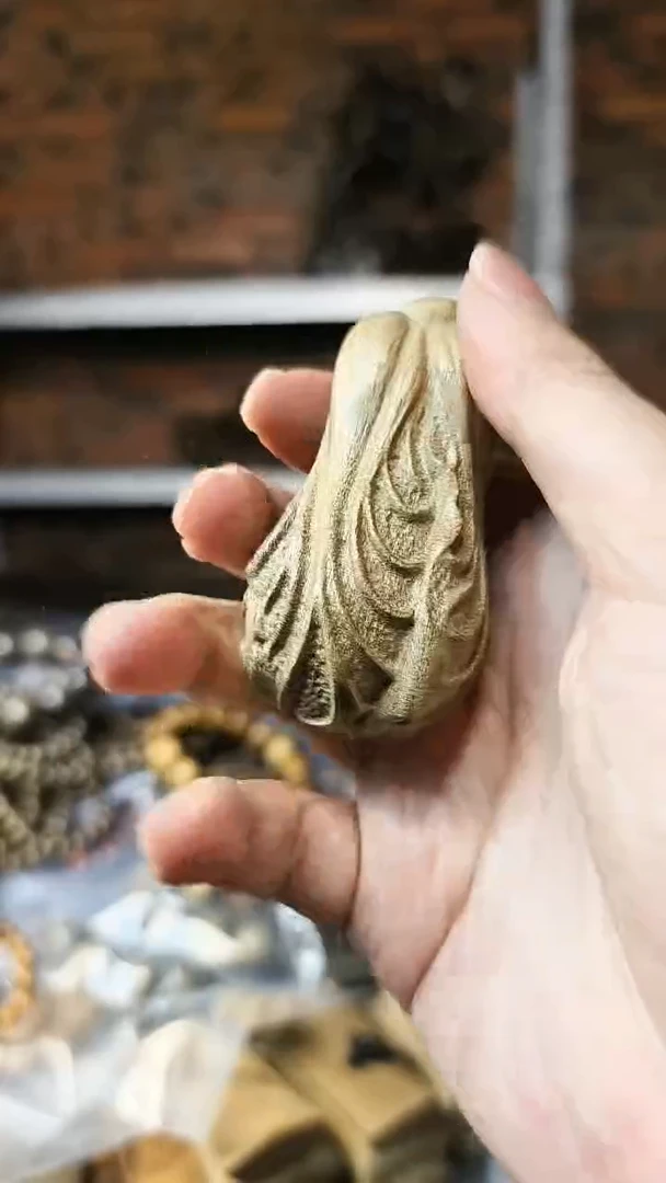 【闪购商品】楠木（金丝楠）把件百财把件