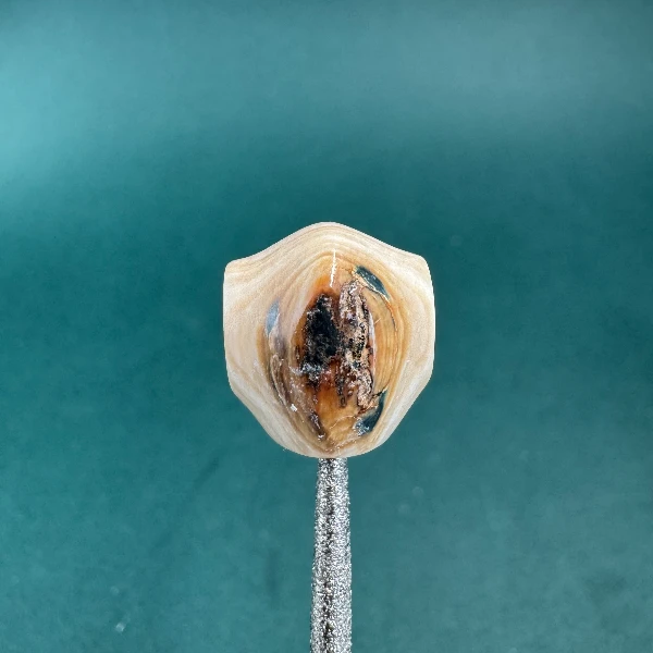 M2298天然猛犸牙蓝眼鲨鱼背三通14.2*15.8支持鉴定假一罚四