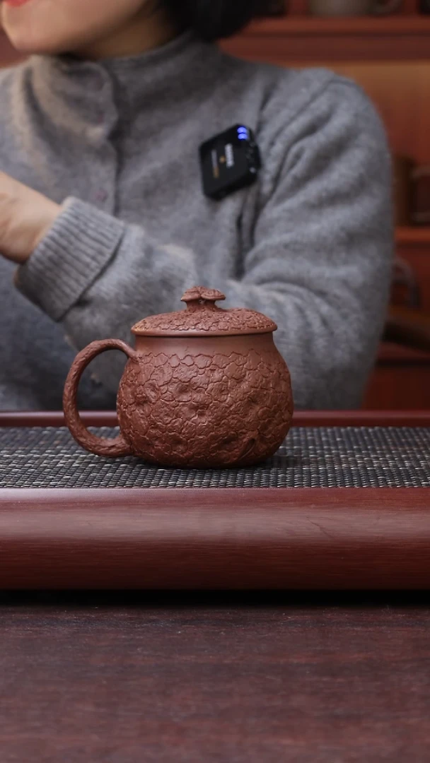 【闪购商品】紫砂茶杯底槽清供春杯尾单微瑕原矿紫砂茶杯