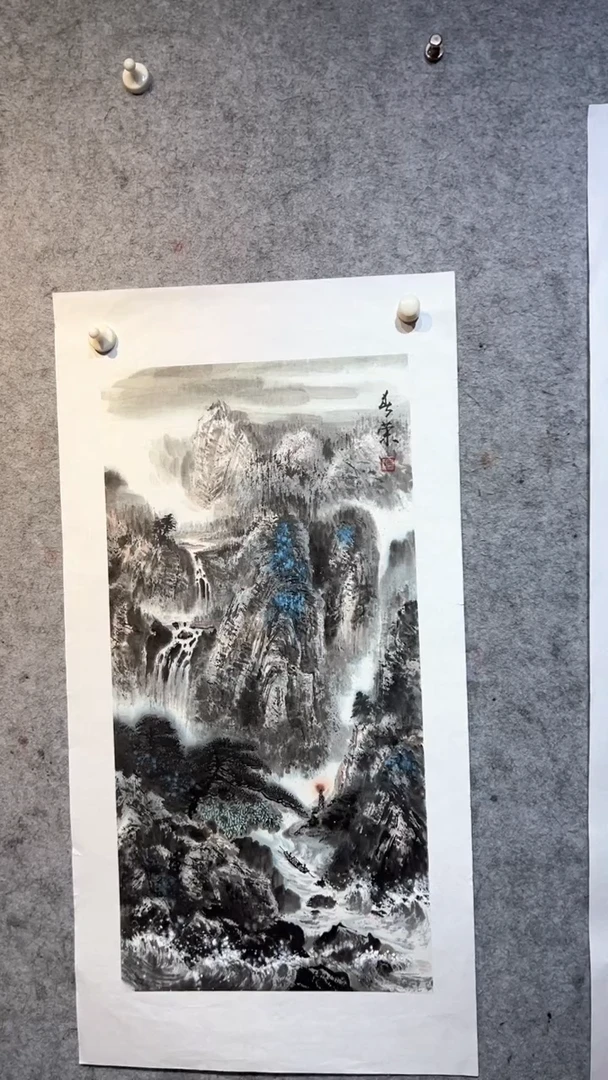 国画澹*张自学水墨国画22