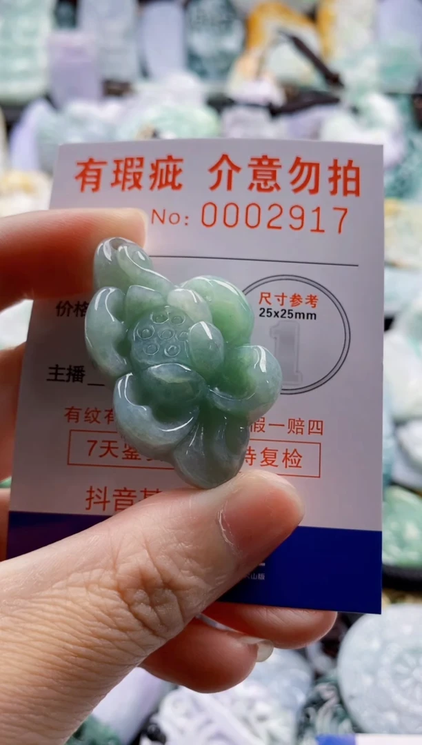 翡翠未镶嵌吊坠(不含链)1