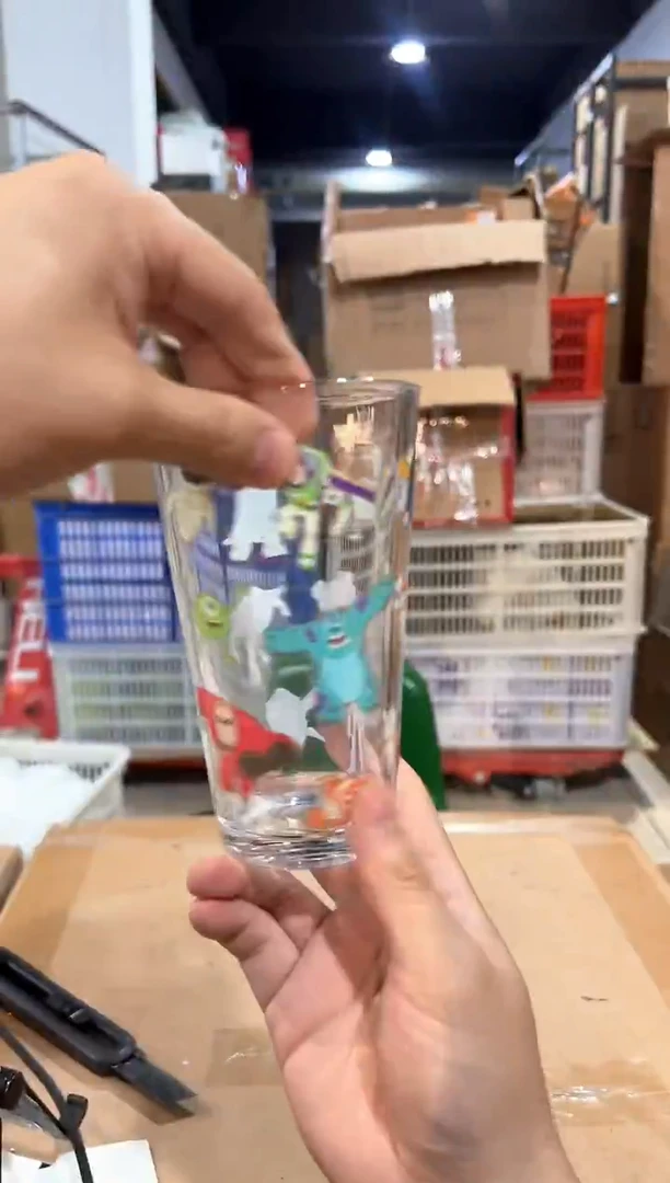 瓷片皮克斯合集玻璃水杯