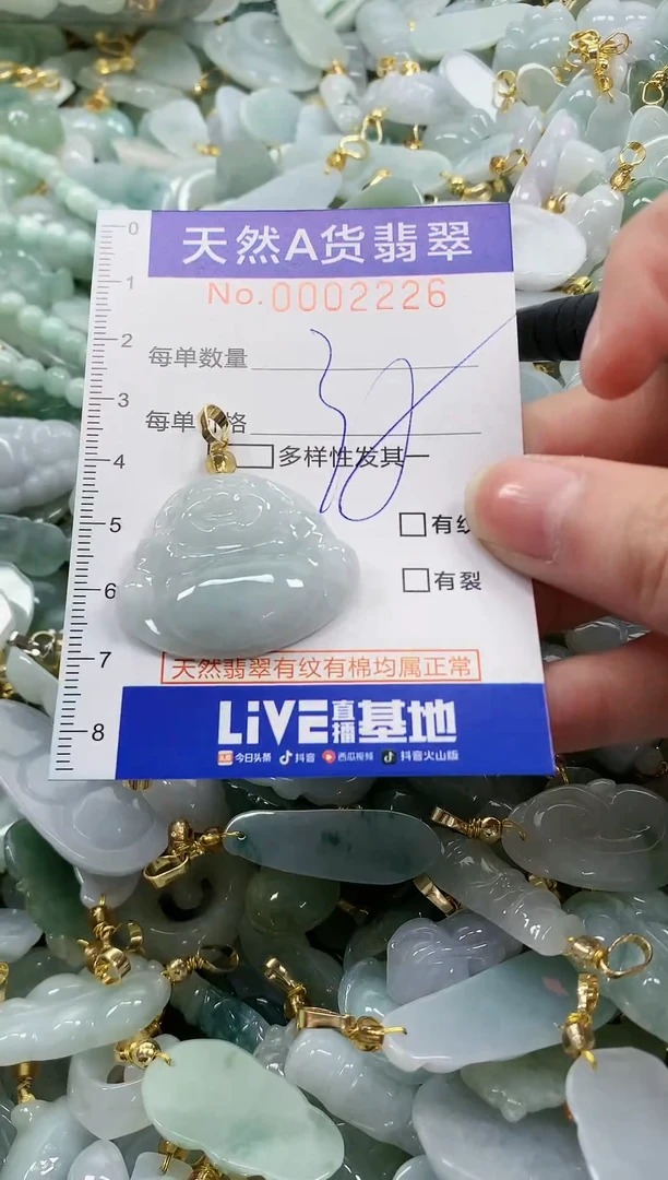 颈饰未镶嵌翡翠纯天然a货翡翠