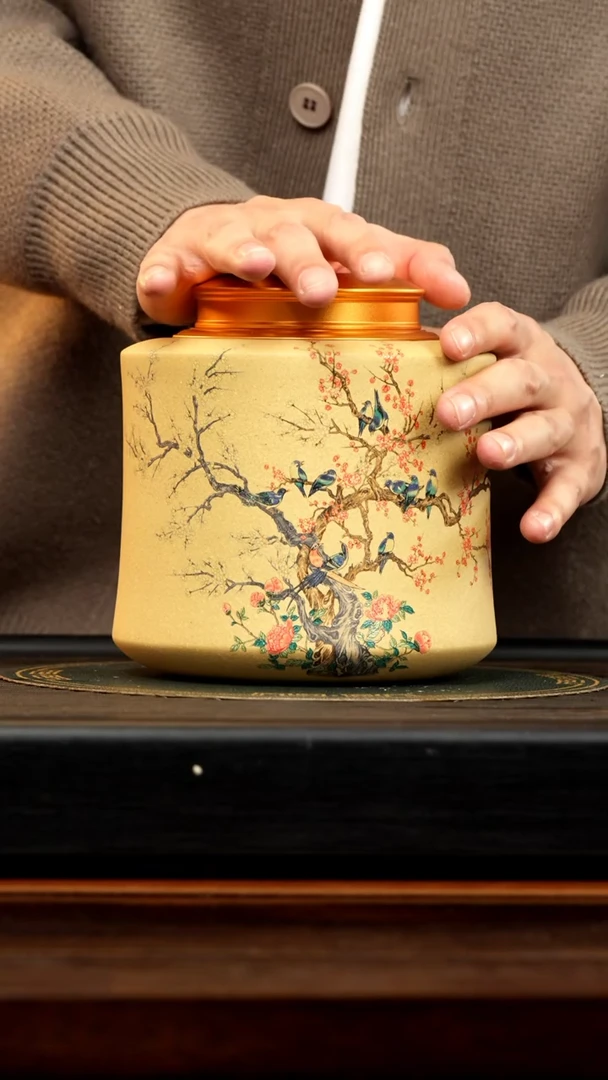 【闪购商品】紫砂茶壶顽壶紫砂精选茶叶罐