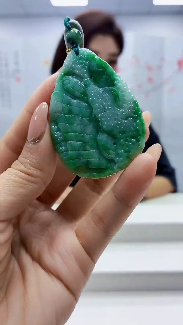 未镶嵌定制翡翠4829ty-毛货挂件34