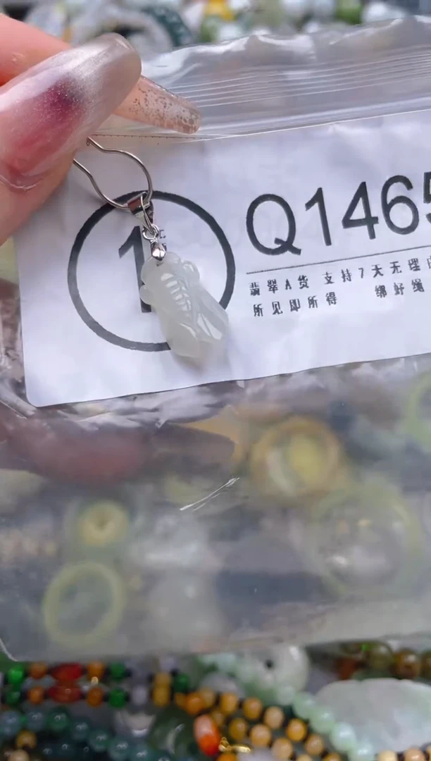 【闪购商品】翡翠颈饰未镶嵌/Q/翡翠A货一图一物