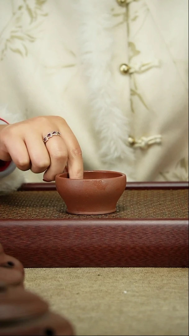 【闪购商品】紫砂茶壶底槽清 主人杯