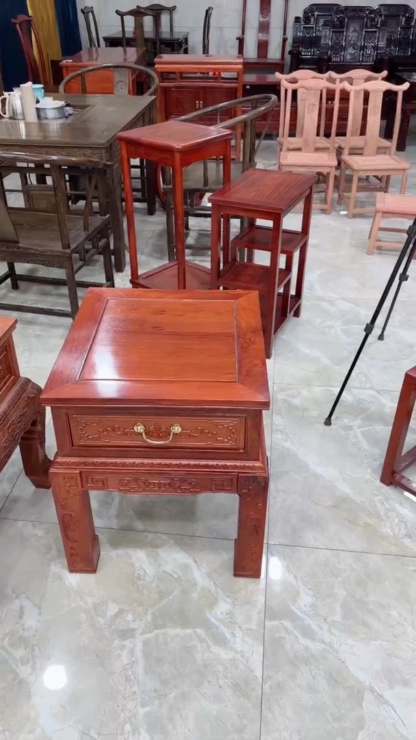 【闪购商品】花梨木类成套家具大果紫檀抽屉ji