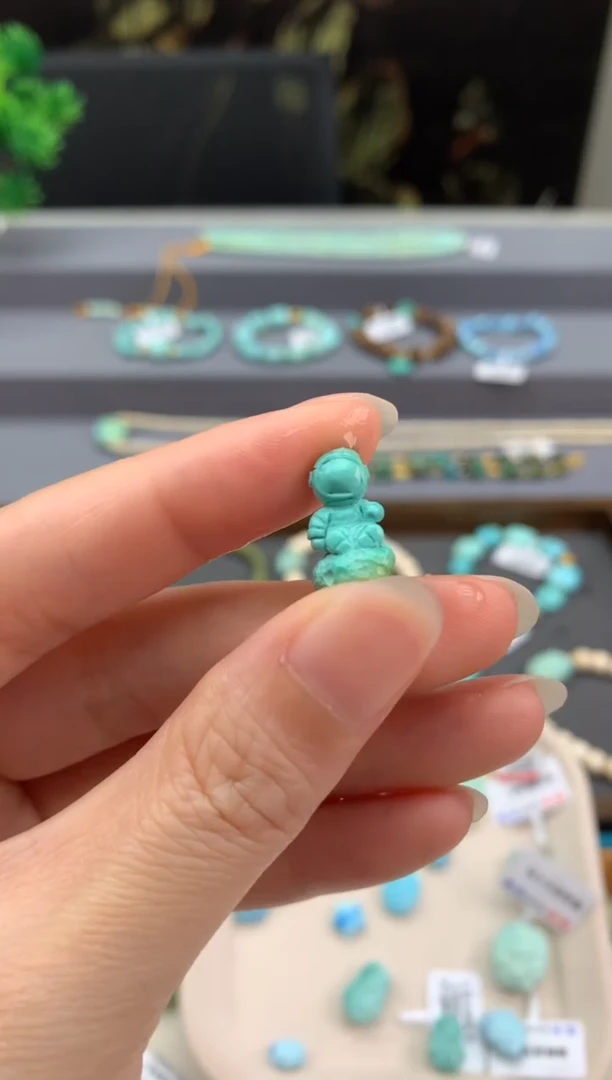 未镶嵌绿松石精工雕刻R221