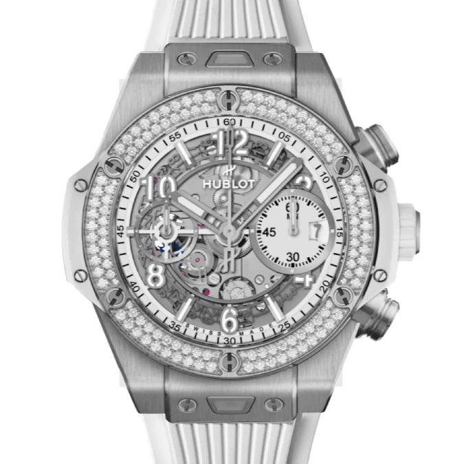 95新 Hublot/宇舶表 大爆炸441/原钻钛金属/自动机械机芯计时男表