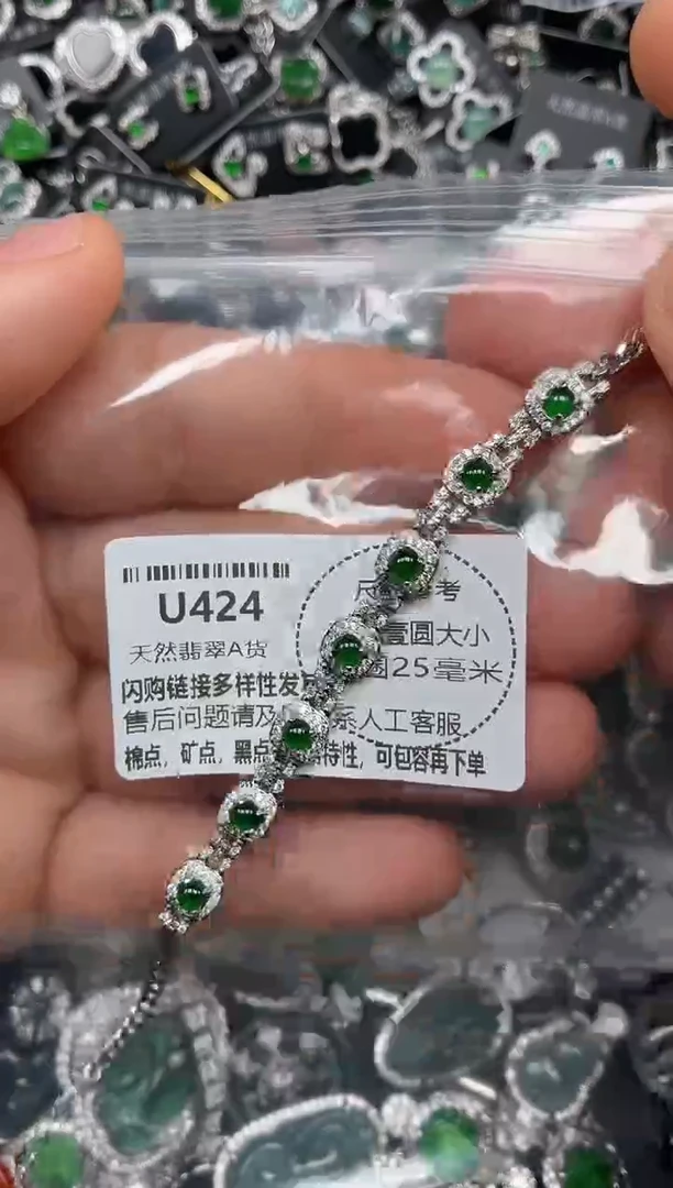 颈饰未镶嵌翡翠U424手链