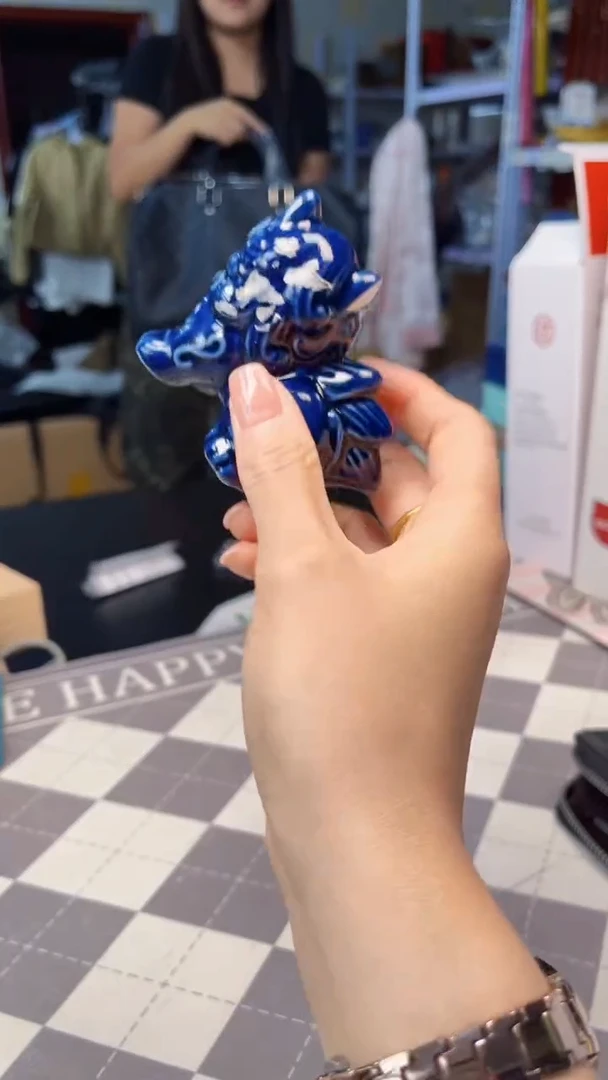 瓷片陶茶666文玩周边多人黑花