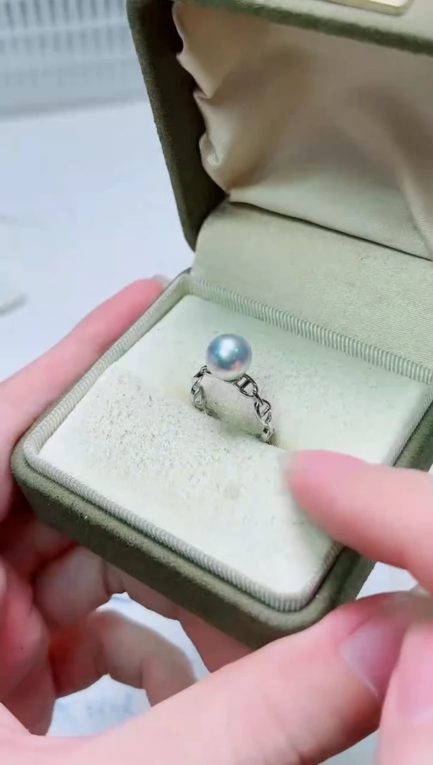 银S925镶嵌其他海水珍珠多样性发一2227