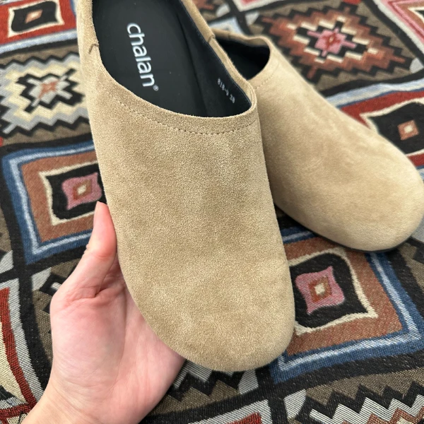 chalan  新款时尚百搭舒适休闲博肯拖鞋B1253C024