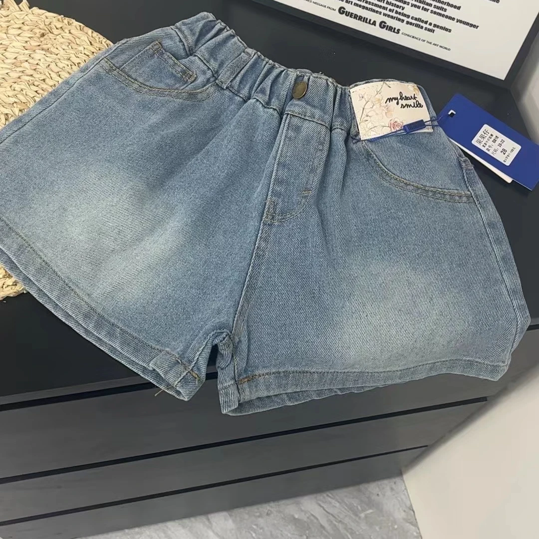 韩系女童牛仔短裤961