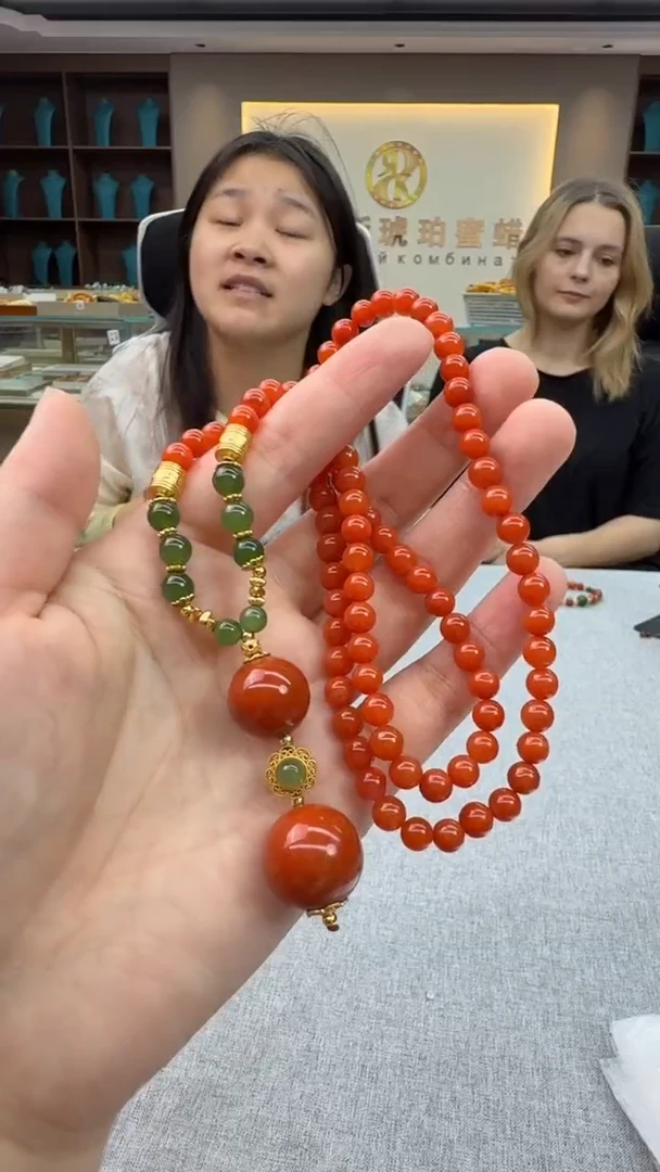 颈饰未镶嵌南红玛瑙51号秒拍 假一罚三