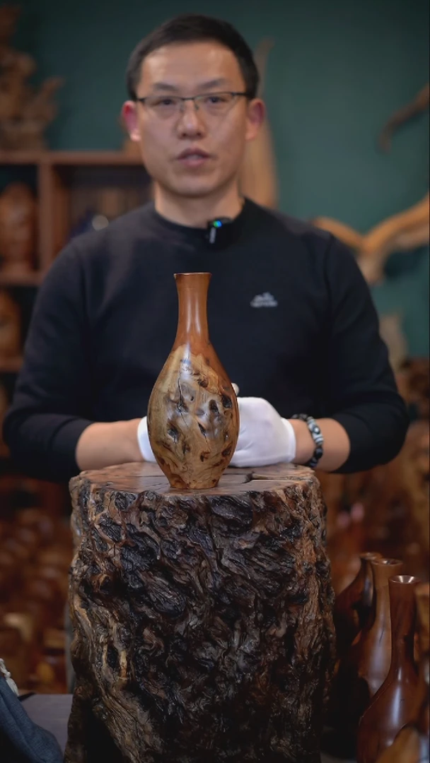 【闪购商品】枣木雷击枣木玉净瓶