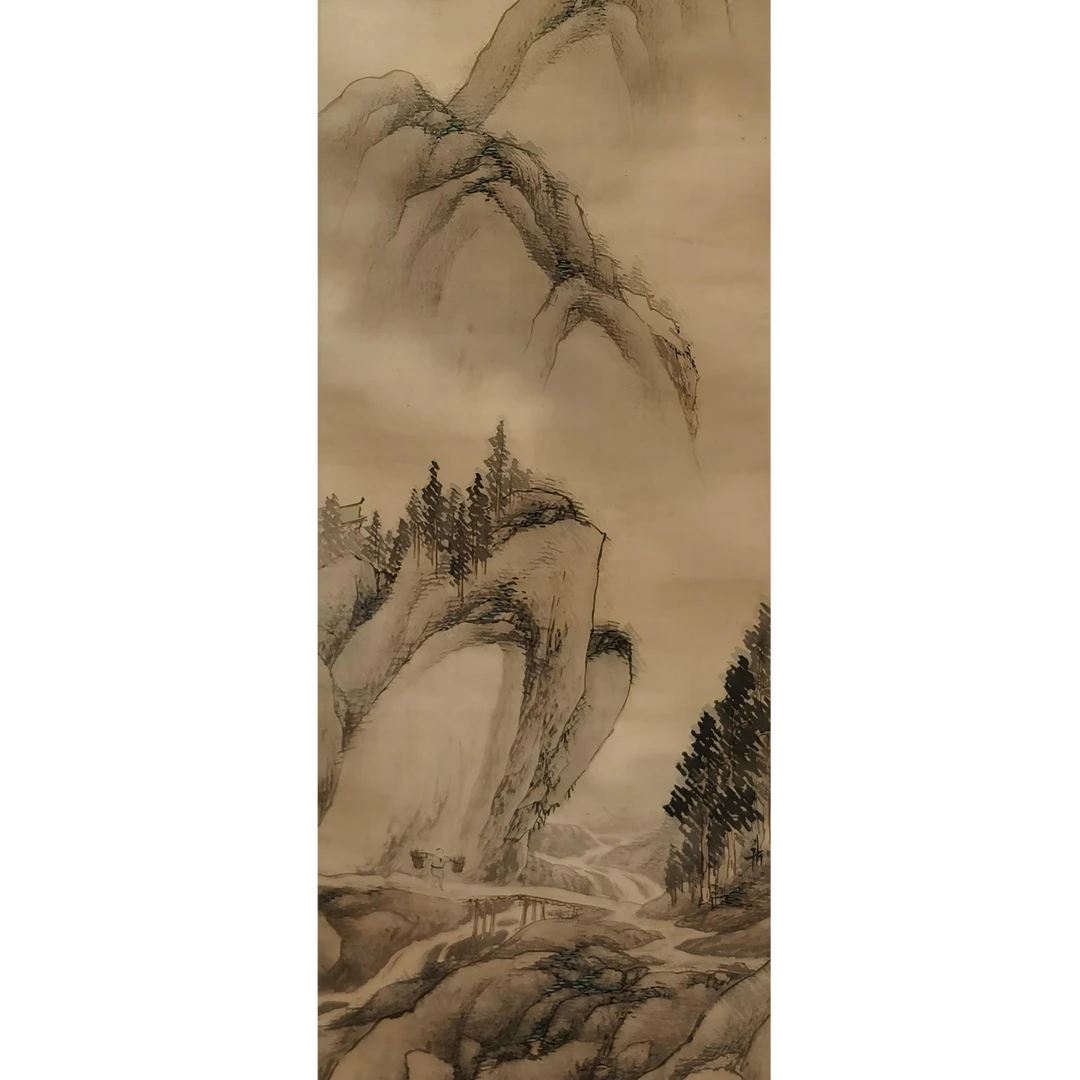 【辽拍美术】山水 V250709-2-349 （3.6平尺）纸本镜片 yy22t