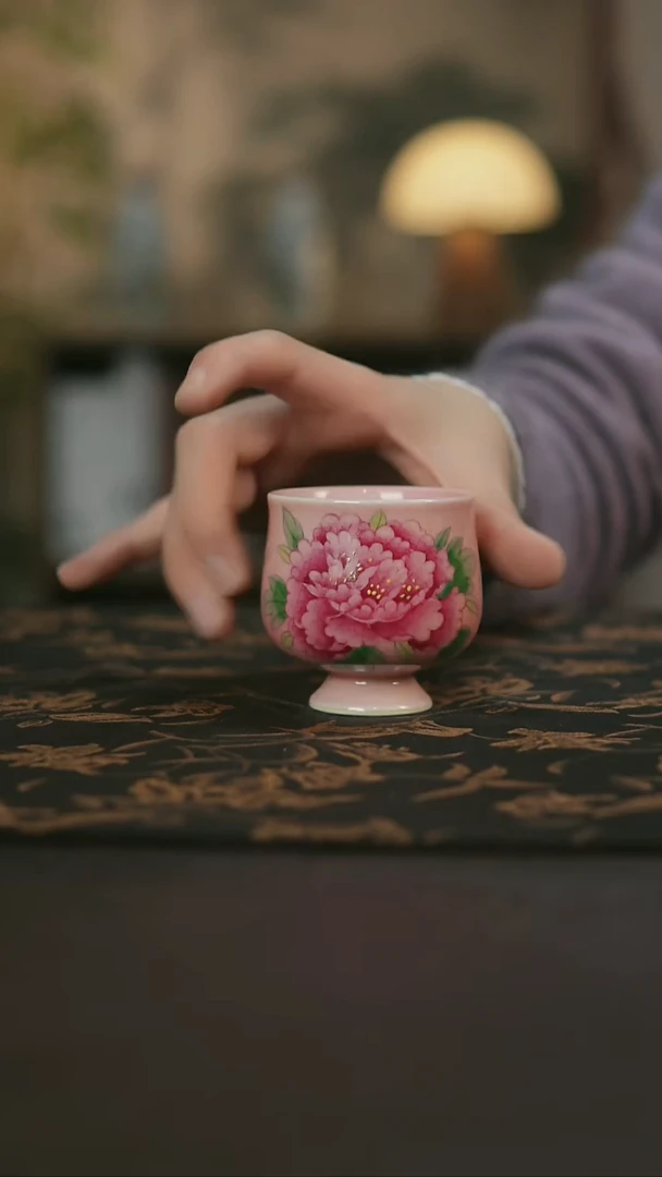 景德镇陶瓷杯碗柴烧多人