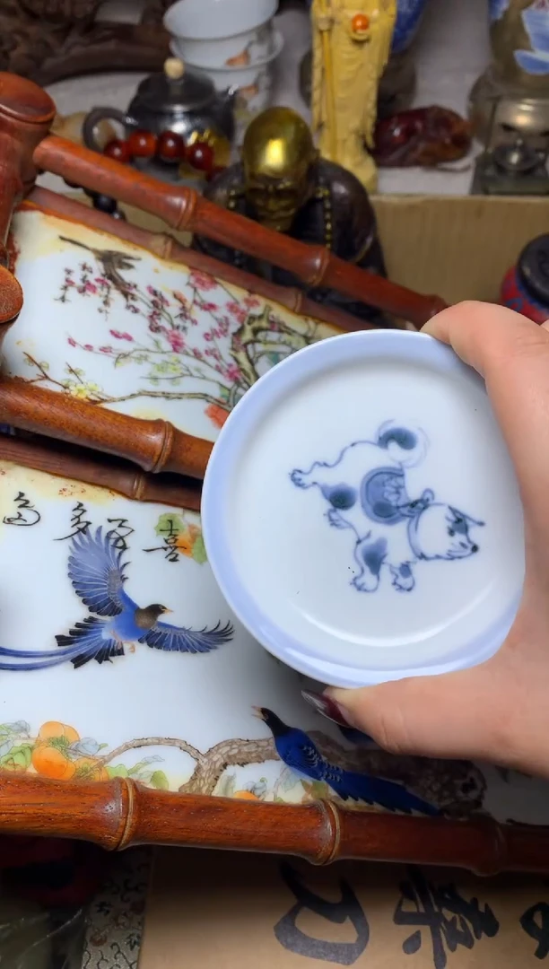 紫砂盖碗瓷器默认微瑕瓷器
