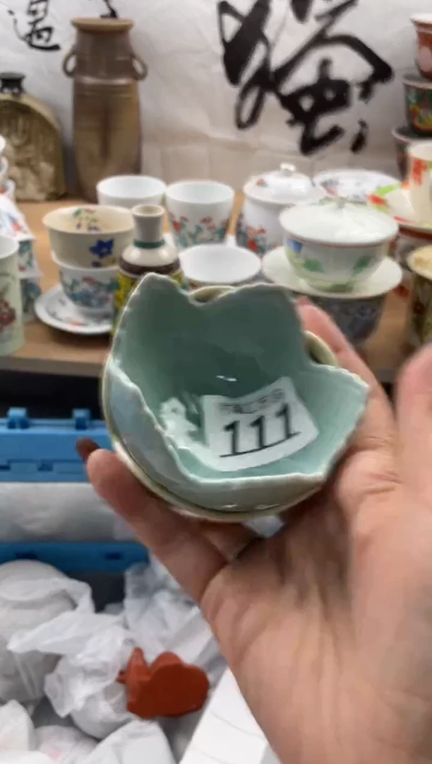 【闪购商品】瓷片111然曦海外工艺品18包邮